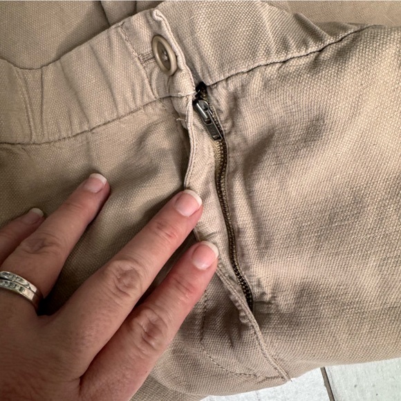 Eileen Fisher Cotton Hemp Stretch Lantern Pant Easy Fit Ankle Length Size XL - Picture 8 of 8
